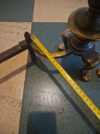 Pareja de morillos de chimenea