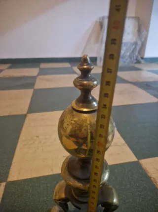 Pareja de morillos de chimenea