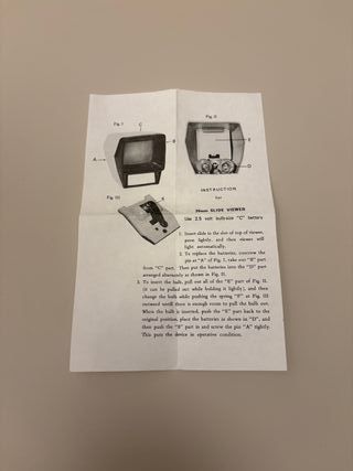 Visore diapositive Techno Viewer vintage