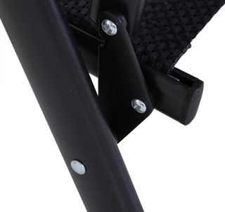 2 Sillas Plegables Exterior Negro