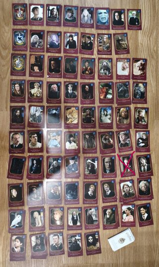 Lote 75 Cartas Harry Potter Carrefour Coleccion
