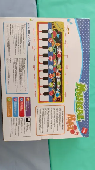 Alfombra de piano musical para niños