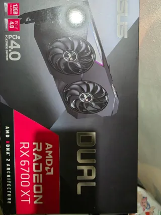 Tarjeta Gráfica ASUS Radeon RX 6700 XT DUAL