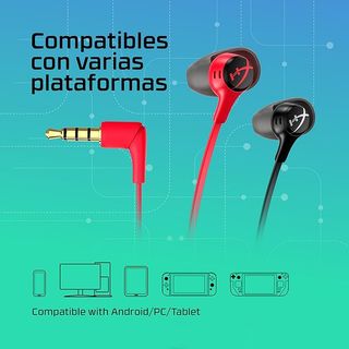 Auriculares HyperX Earbuds II Negros