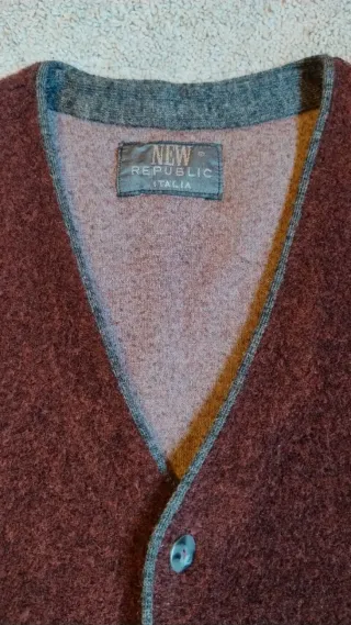 Gilet uomo new republic lana cotta