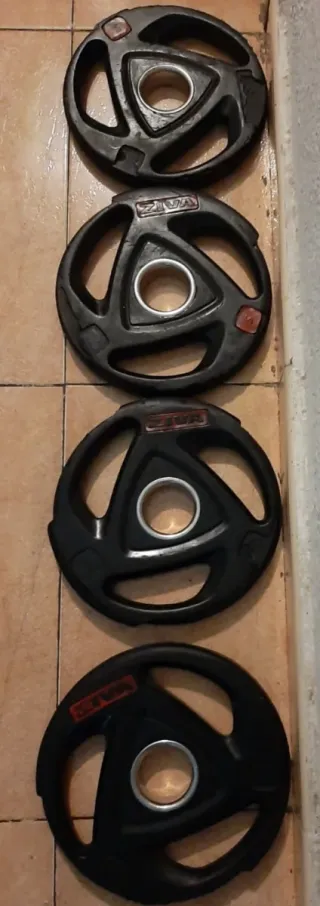 Lote 120kg Discos Olímpicos 50mm