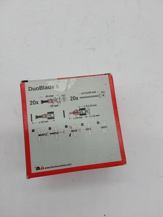 fischer - DuoBlade con Tornillos | Tacos para Pladur Autoperforantes para Colgar Cuadros Sin Taladrar | Soporte de TV, Relojes |