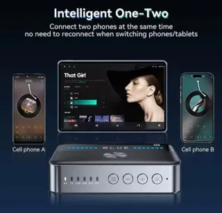 Transmisor Receptor Bluetooth 6.0  KEBIDU M13 +Dac