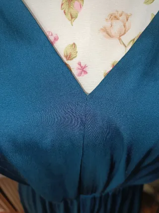 Vestido largo satinado