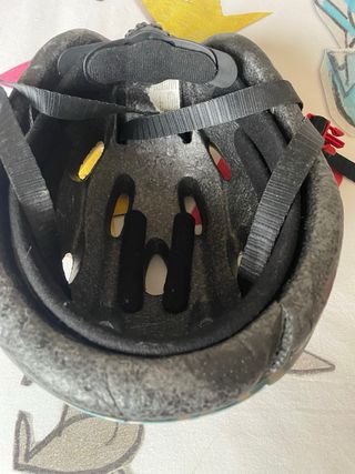 Casco Bici Bambini Bianco Azzurro