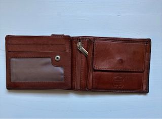 Cartera de cuero para hombre