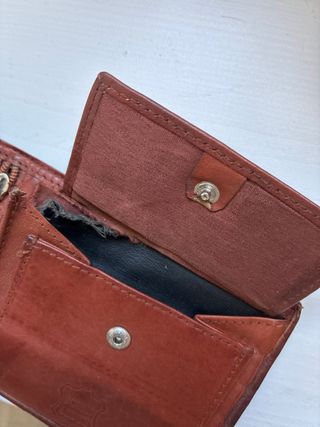 Cartera de cuero para hombre