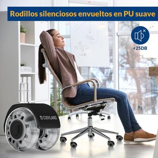 COSYLAND 5pcs Ruedas Silla Oficina - 11 mm x 22 mm