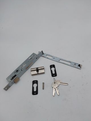 Tesa Assa Abloy 2210E203AI Cerradura Monopunto De Palanca Deslizante Para Perfiles Metálicos Para Perfiles Metálicos Inoxidable