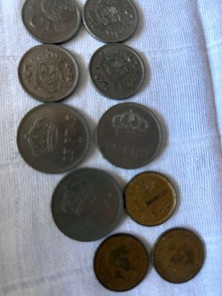 Lote de monedas antiguas