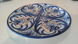 Plato Cerámico España Pintado a Mano