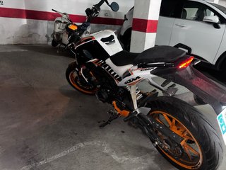KTM Duke 125 2016 Naranja/Blanca