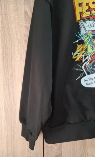 Sudadera oversize Shein Estampado Alien talla XL