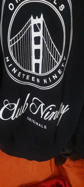 Felpa Jack&Jones Nera Taglia XL