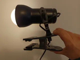 Flexo de estudio con pinza