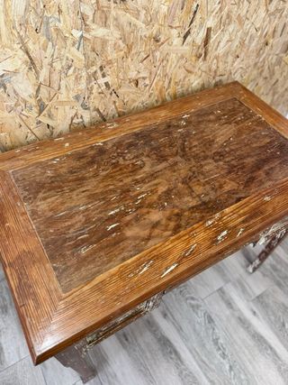 Escritorio de madera vintage