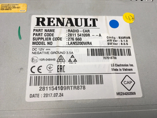 Pantalla navegación Renault 281154109R