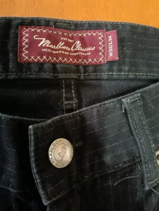 Jeans Marlboro Classics Uomo Blu