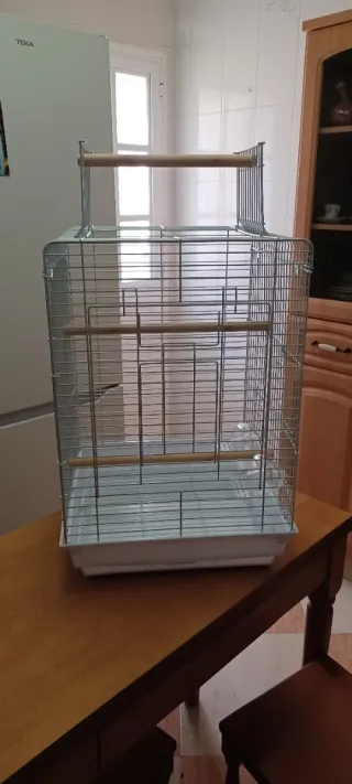 Jaula para loros ninfas inseparables