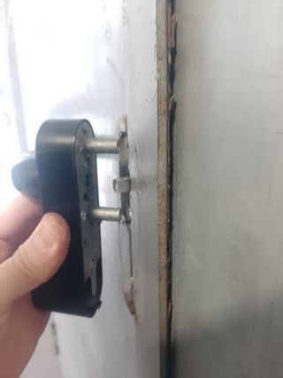 Maniglia serratura porta antipanico