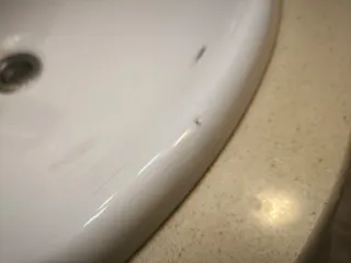 Mueble de baño madera y mármol