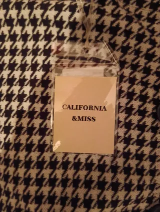 Falda Hounds Tooth Talla M