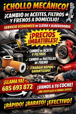 Cambio de frenos y mantenimiento