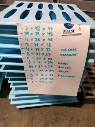 Lote Estanterías de aluminio para hostelería
