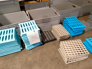 Lote Estanterías de aluminio para hostelería