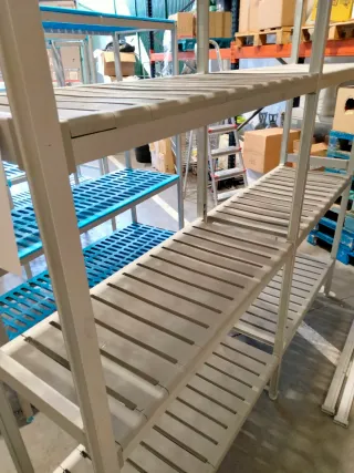 Lote Estanterías de aluminio para hostelería