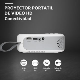 SIN ABRIR Mini Proyector Portátil 120 ANSI