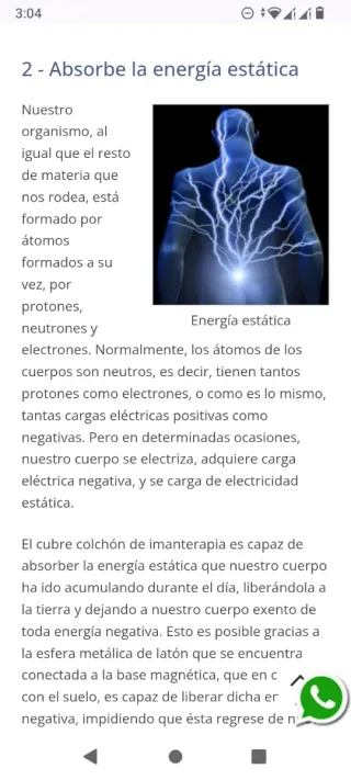 Biostatik Topper Colchón Imanterapia