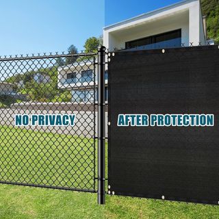 UIRWAY Malla de Ocultacion Jardin Negro 1.5 x 10m