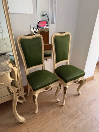 Recibidor estilo Luis XV antiguo (1948)