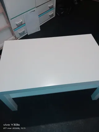 Mesa de centro IKEA blanca