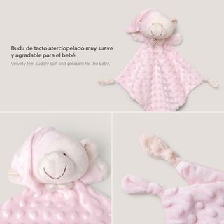 Interbaby - Manta Bebe Recien Nacido + Doudou Bebe