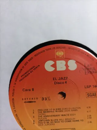 LP La Música Elegida - El Jazz
