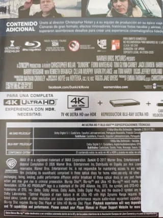 Dunkerque Steelbook 4K UHD + Blu-ray