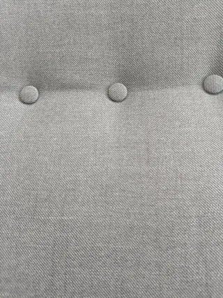 Sillón orejero Ikea gris tela