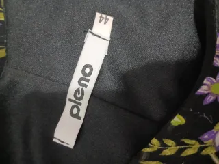 Vestido elegante verano negro multicolor