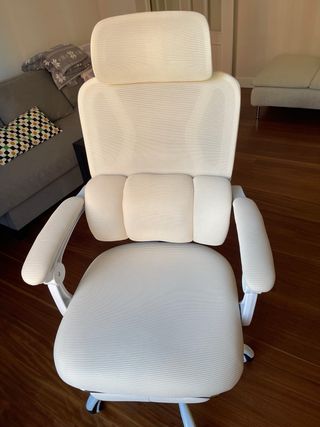 Silla Ergonómica Oficina Ajustable Beige