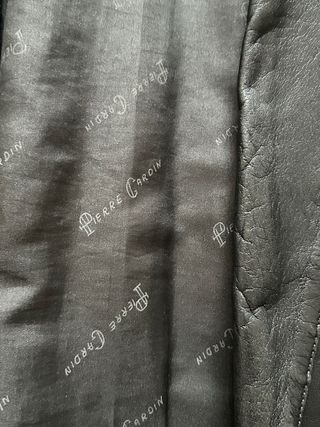 Chaqueta Piel Vintage Mujer Años 90 Negra