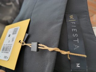 Falda midi tafetán negra Woman Fiesta  M 40/42