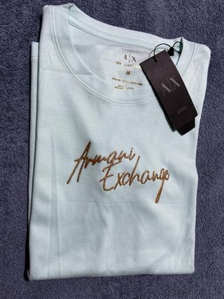 Camiseta Armani Exchange M Teal