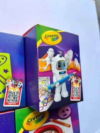 Lote 6 Juguetes Crayola McDonald's